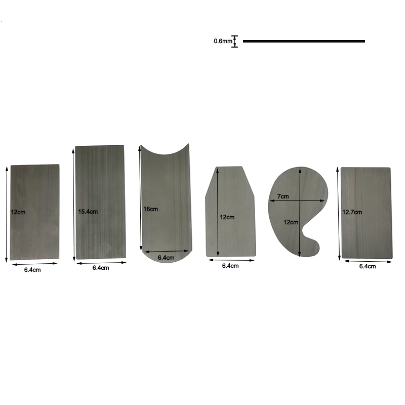 Card Scraper Cabinet - Zestaw skrobaków do kart do obróbki