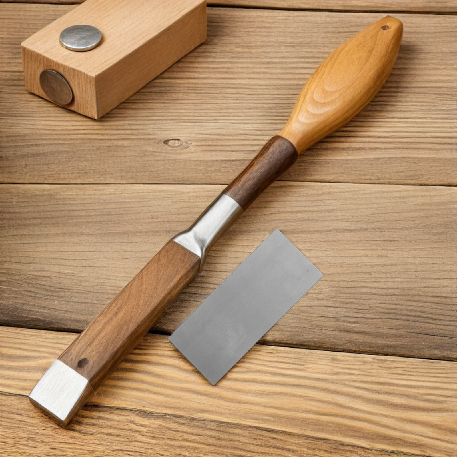 Card Scraper Cabinet - 6-częściowy zestaw precyzyjnych skrobaków do drewna