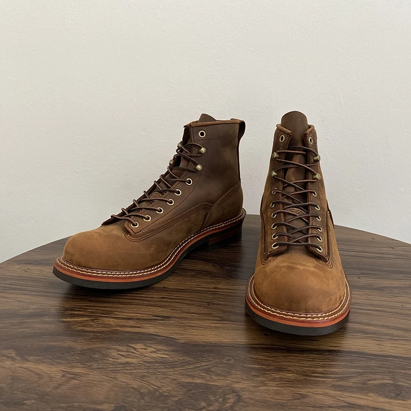 Męskie botki w stylu vintage,  – Tools Work recenzja i cena