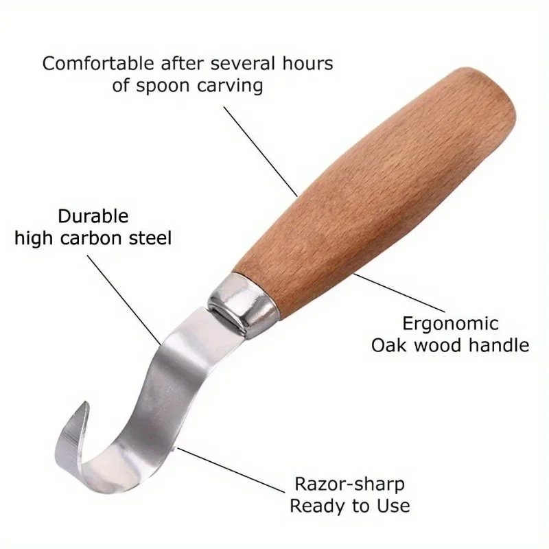 Nóż do rzeźbienia w drewnie, d – Workshop Tools For Carpentry recenzja i cena