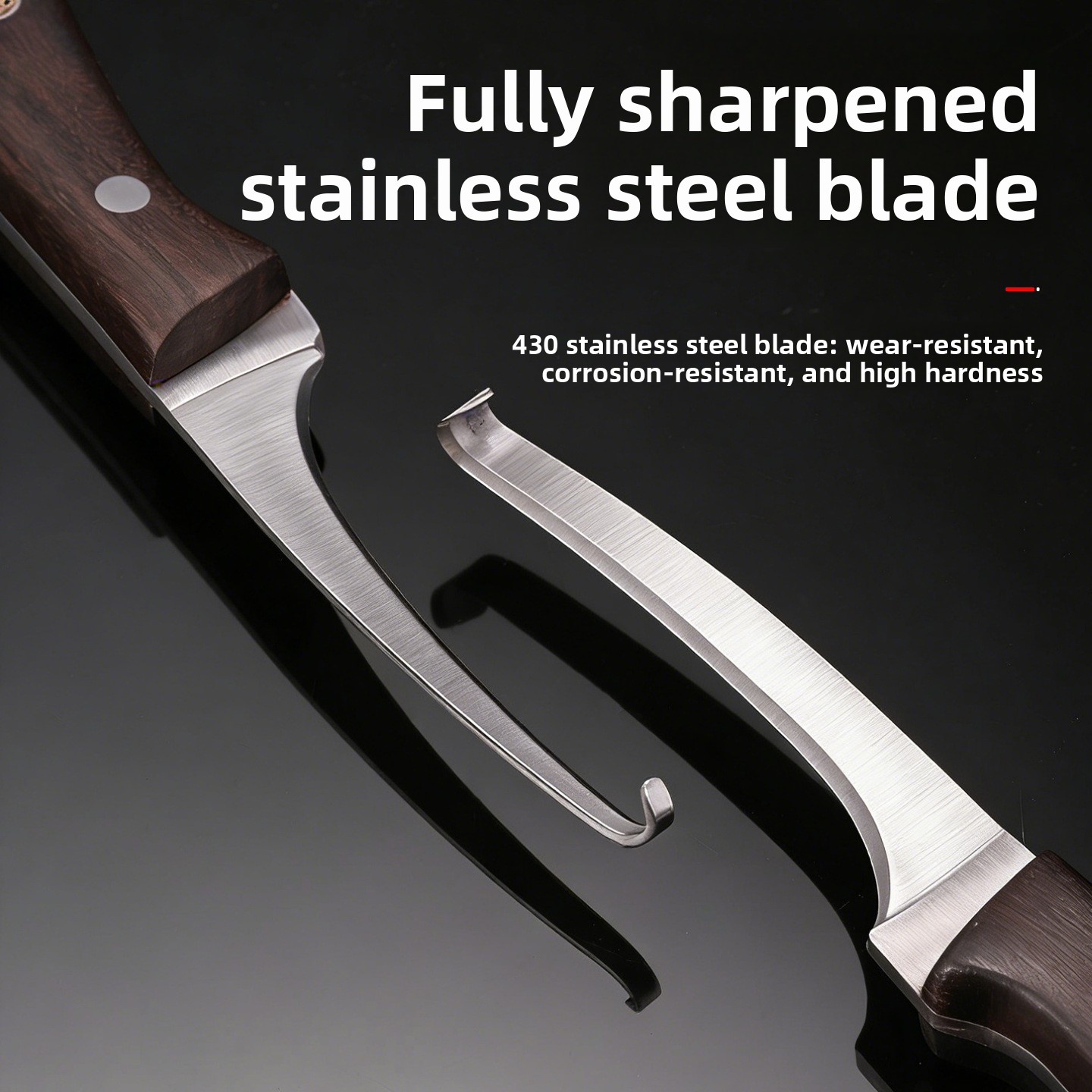Nóż hakowy ze stali nierdzewne – Workshop Tools For Carpentry recenzja i cena