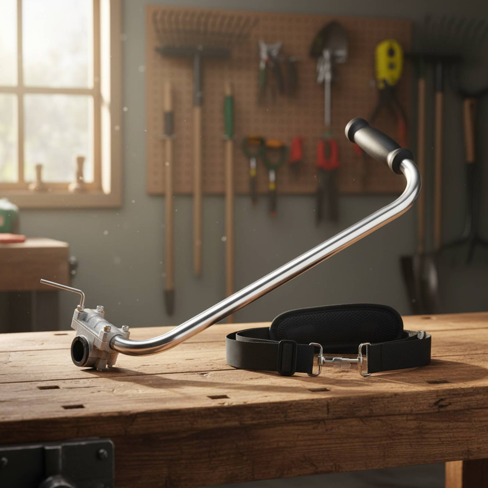 Uchwyt pomocniczy do kosiarki, – Tools Work recenzja i cena